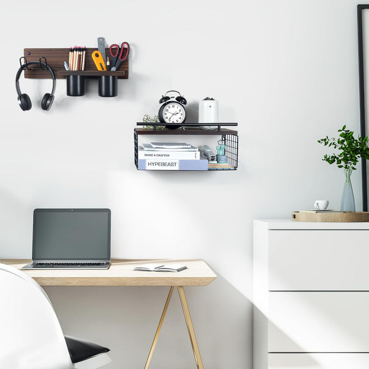 ZAVRIVA Storage Racks Wall-mounted ,Hair Tools Racks for Bathroom